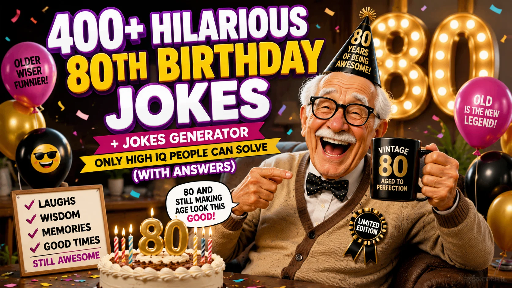 80th birthday jokes