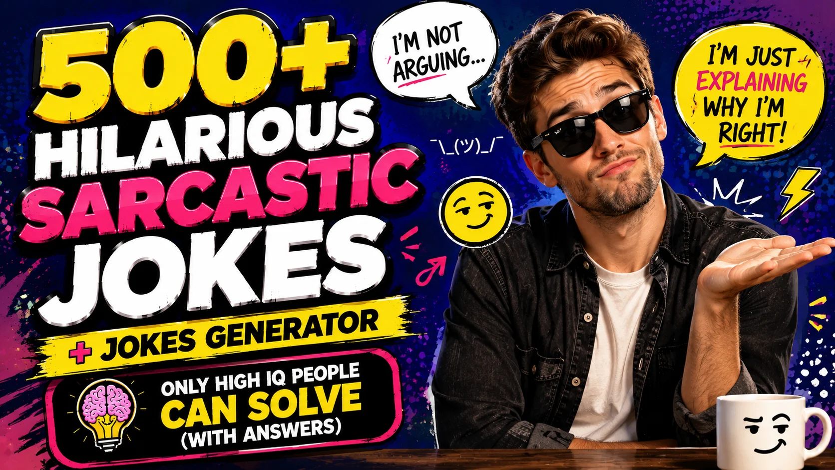sarcastic jokes