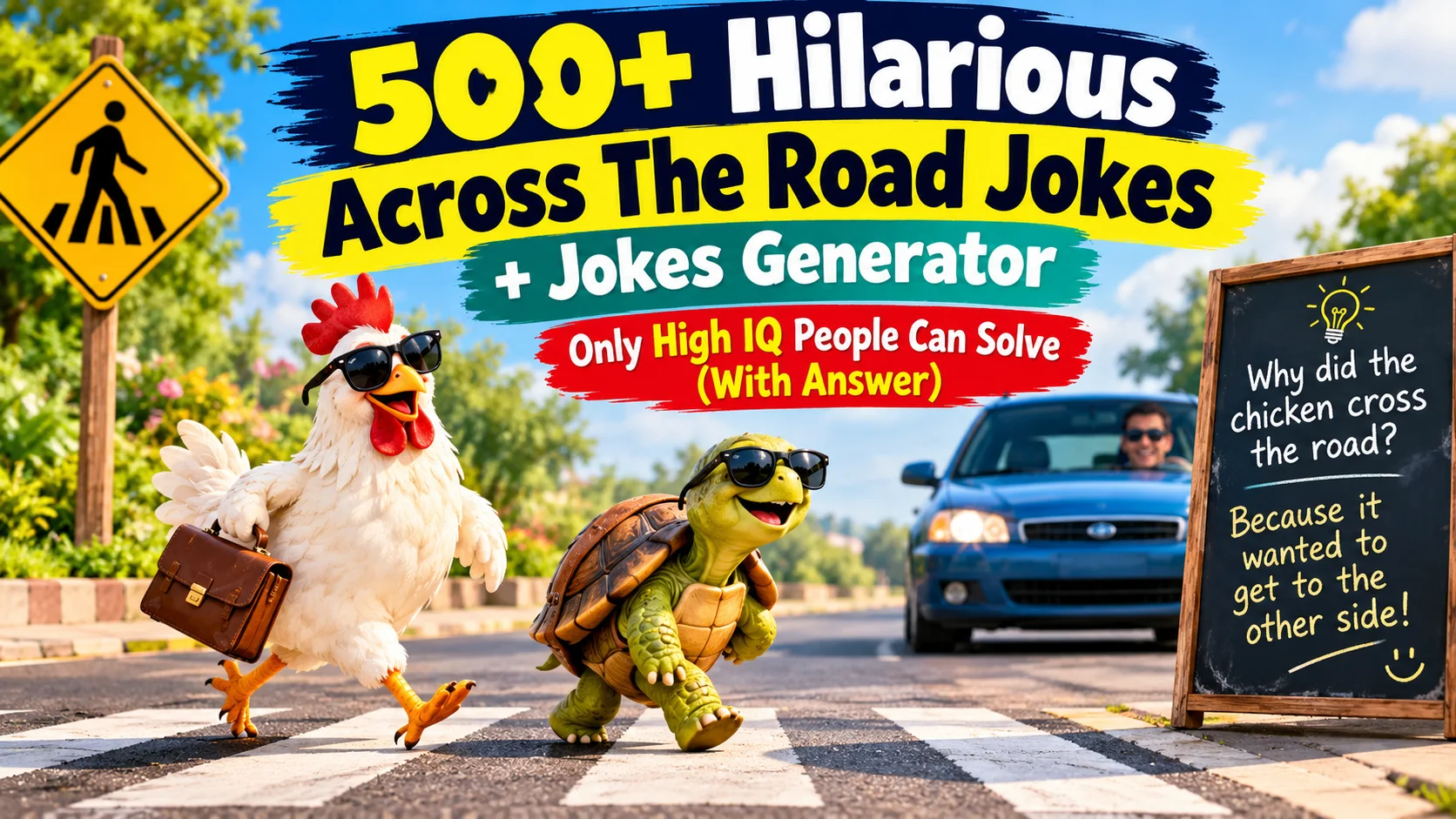 across the road jokes