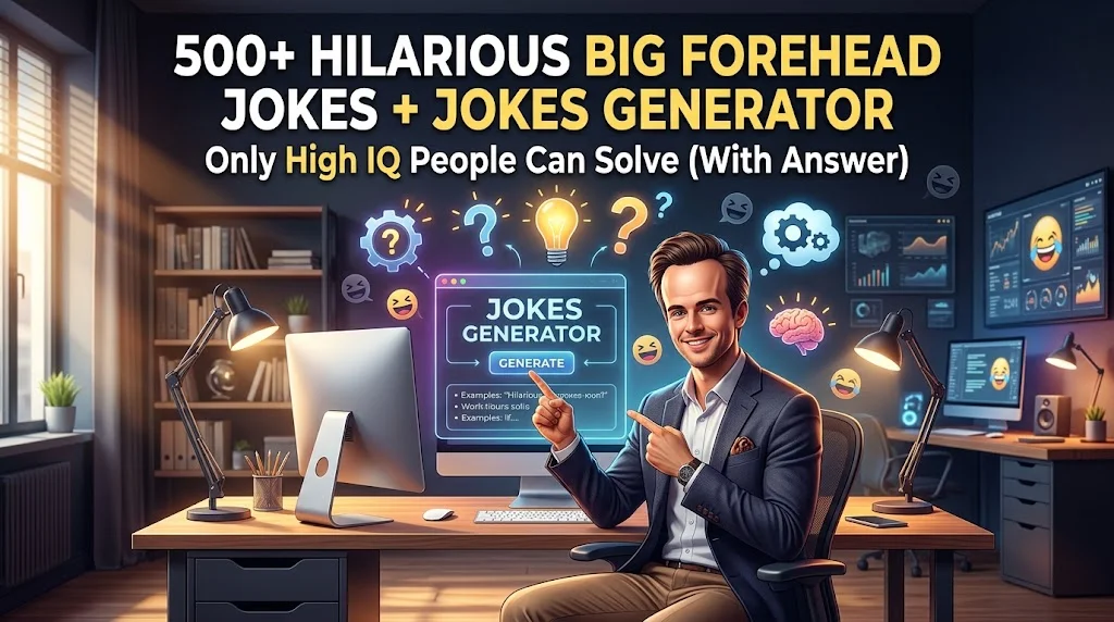 big forehead jokes