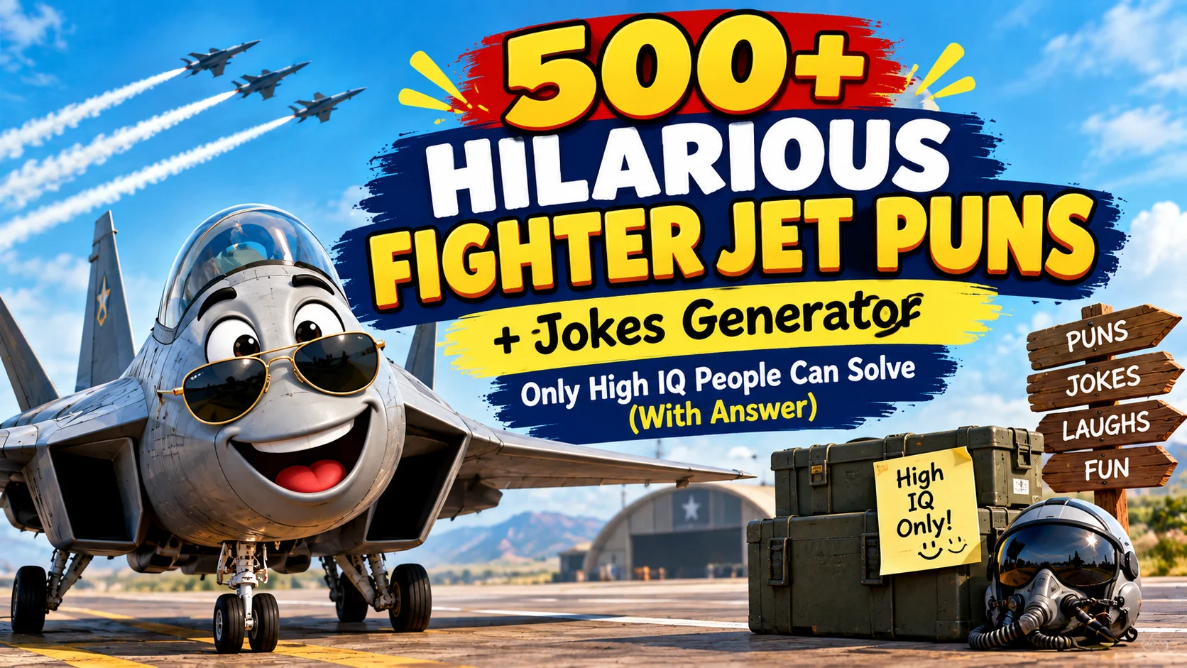 fighter jet puns